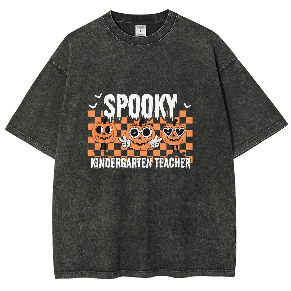 Halloween Unisex Fit Washed T-Shirt-moweekender