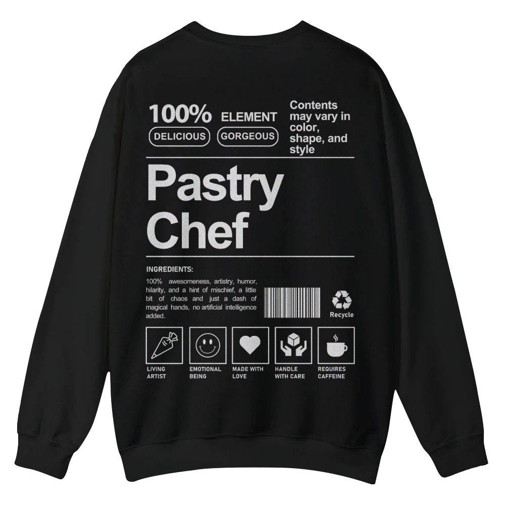 Pastry Chef Casual Crewneck Sweatshirt-moweekender