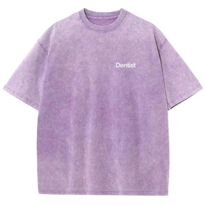 Dentist Unisex Fit Washed T-Shirt-moweekender