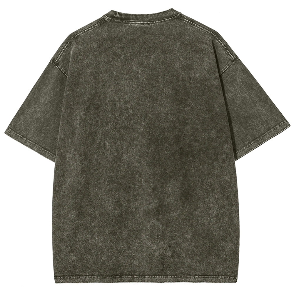 Go Hiking Vintage Snowflake Washed T-Shirt-moweekender
