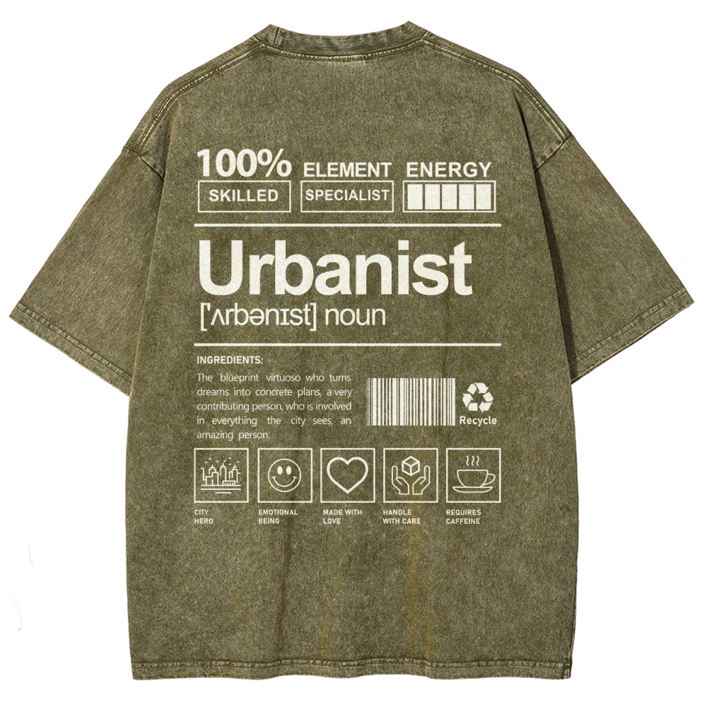 Urbanist Unisex Fit Washed T-Shirt-moweekender