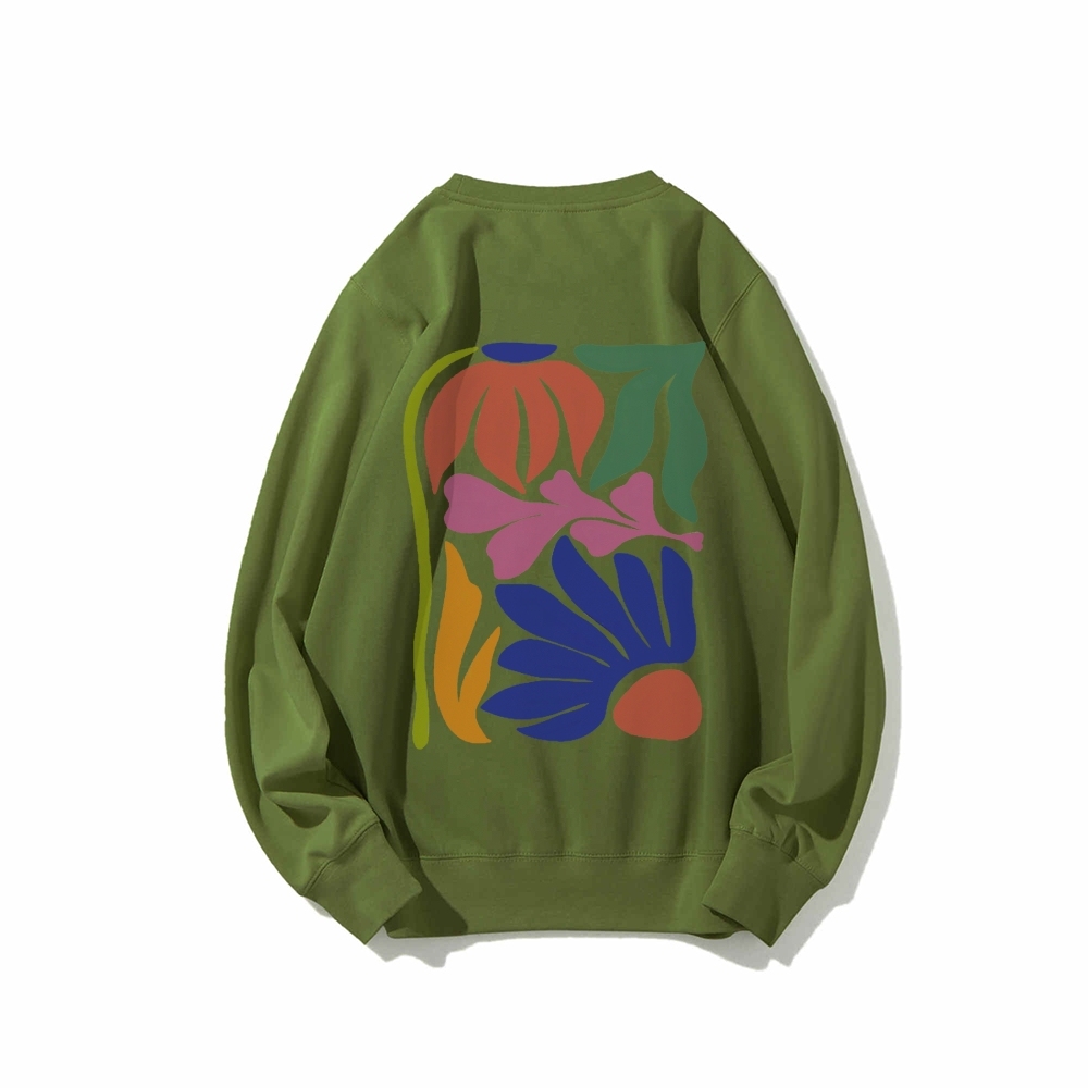 Wildflowers Matisse Art Casual Crewneck Sweatshirt-moweekender