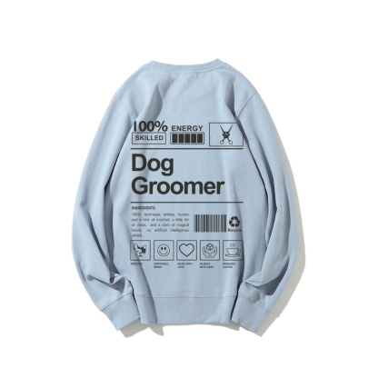 Dog Groomer Casual Crewneck Sweatshirt-moweekender