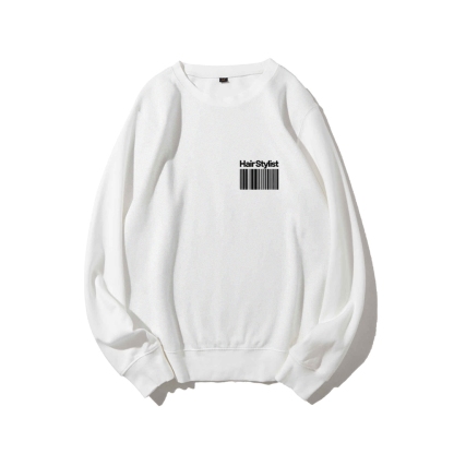 Hair Stylist Casual Crew Neck Sweatshirt-moweekender