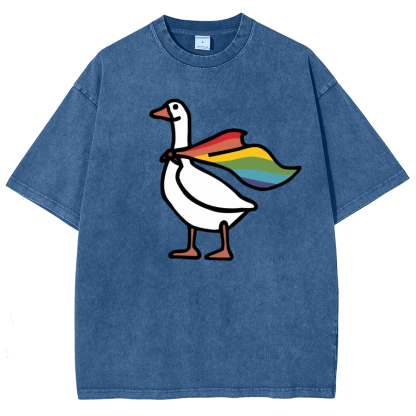 Goose Washed Oversized T-Shirt-moweekender