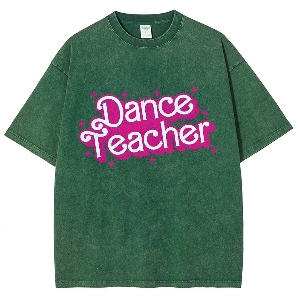 dance teacher Unisex Fit Washed T-Shirt-moweekender