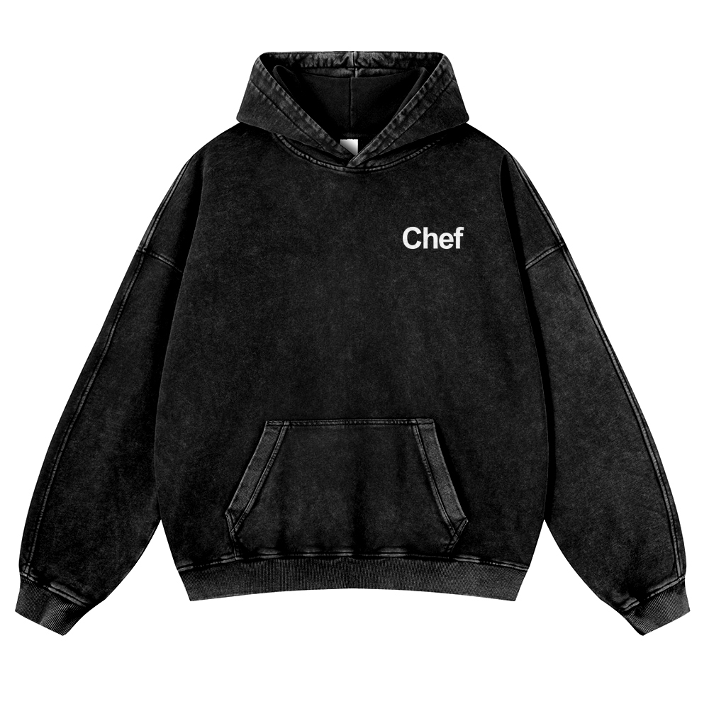 Chef Casual Washed Hoodie