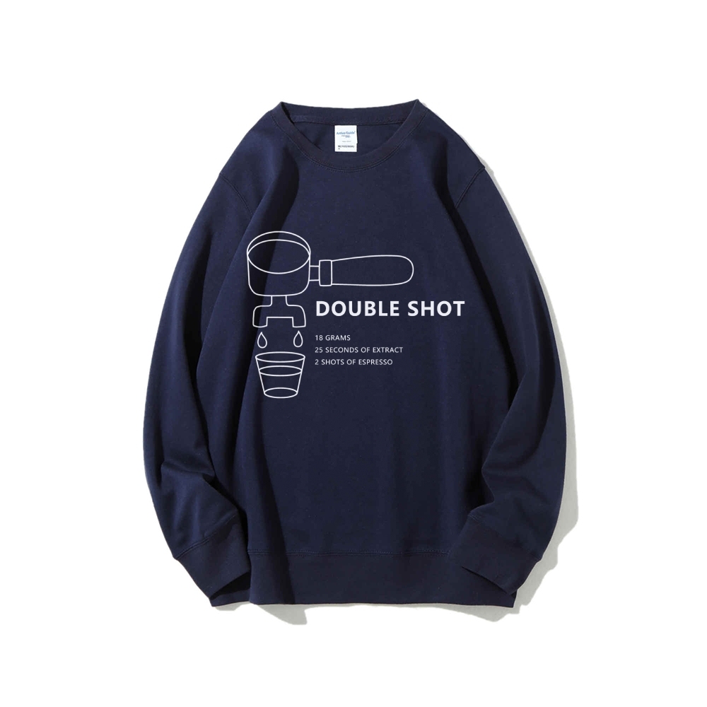 Double Shot Casual Crewneck Sweatshirt-moweekender