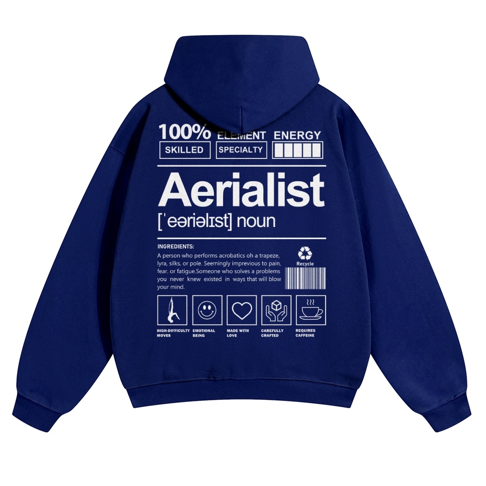 Aerialist Solid Color Hoodie-moweekender