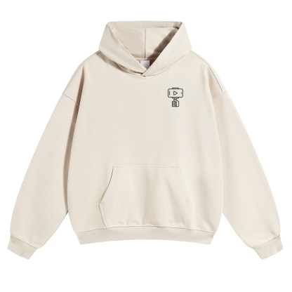 Vlogger Unisex Casual Anime Print Hoodie-moweekender