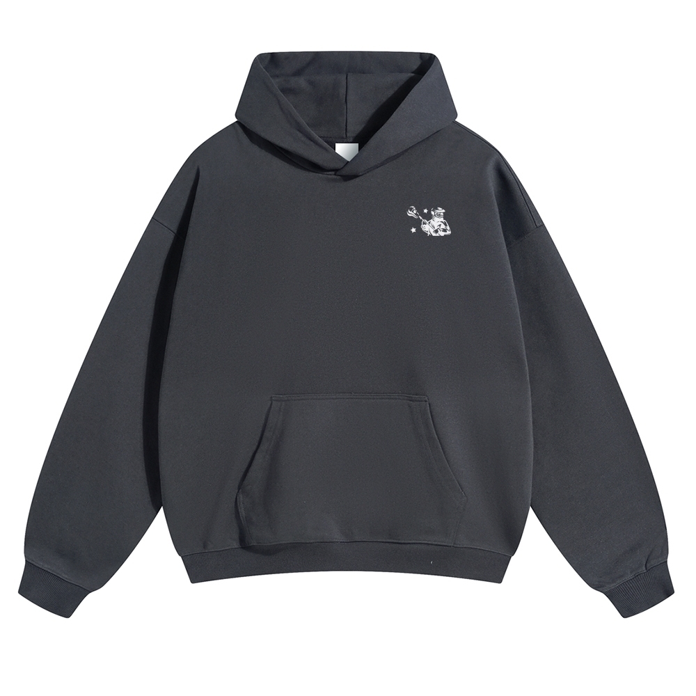 Lacrosse Player Unisex Casual Anime Print Hoodie-moweekender