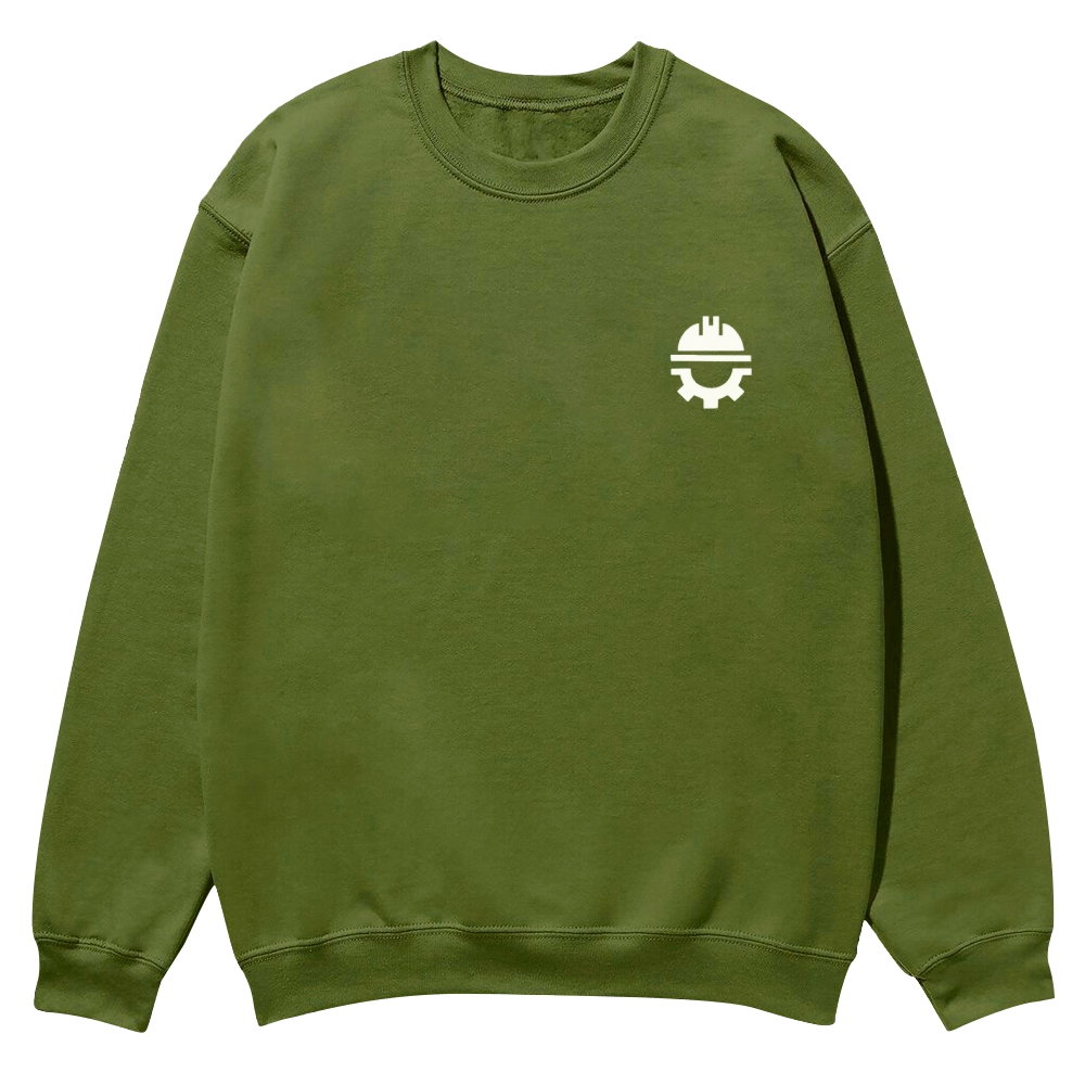 Civil Engineer Pattern Crew Neck Sweatshirt-moweekender