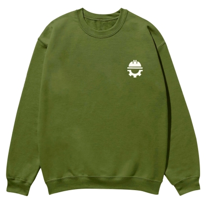 Civil Engineer Pattern Crew Neck Sweatshirt-moweekender