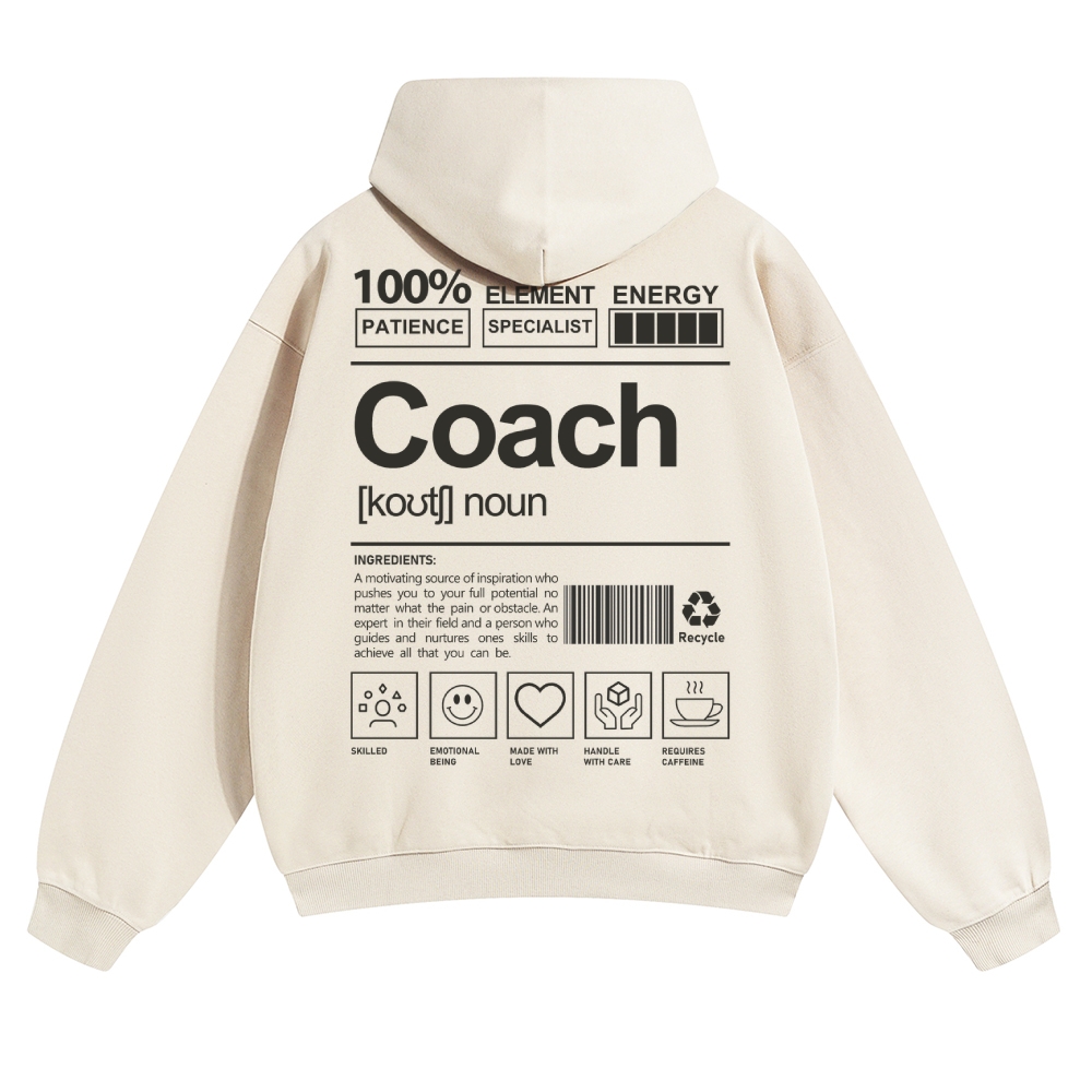 Coach Solid Color Hoodie-moweekender