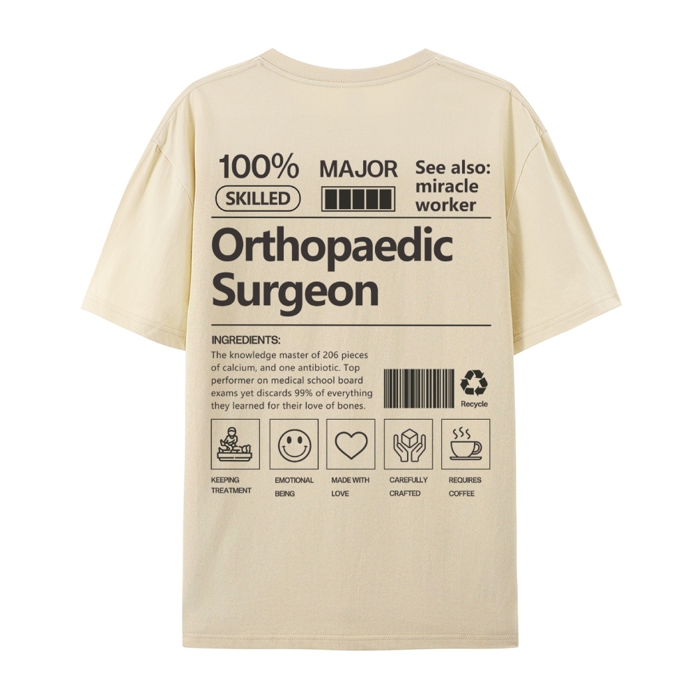 Orthopaedic Surgeon Casual Short Sleeve T-Shirt-moweekender