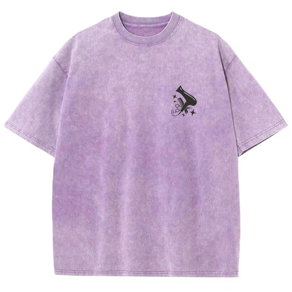 Hair Stylist Unisex Fit Washed T-Shirt-moweekender