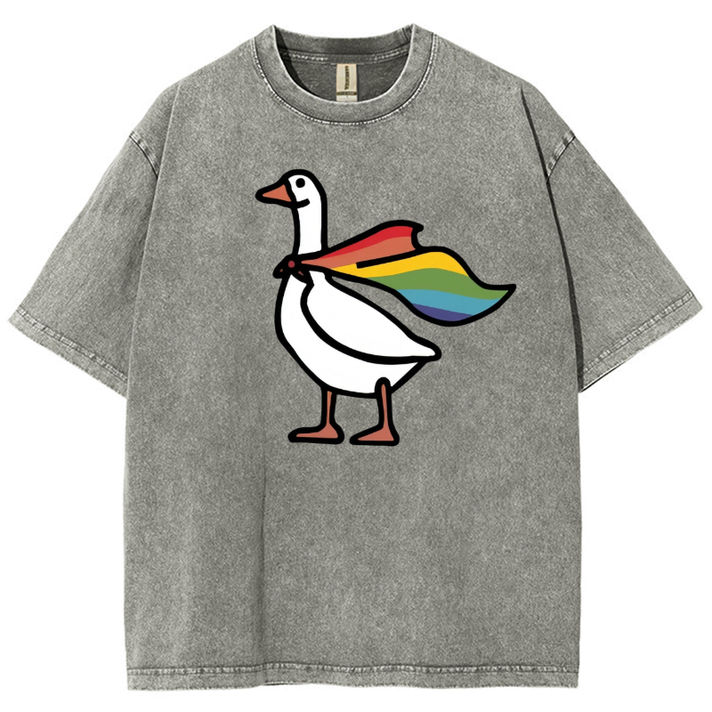 Goose Washed Oversized T-Shirt-moweekender
