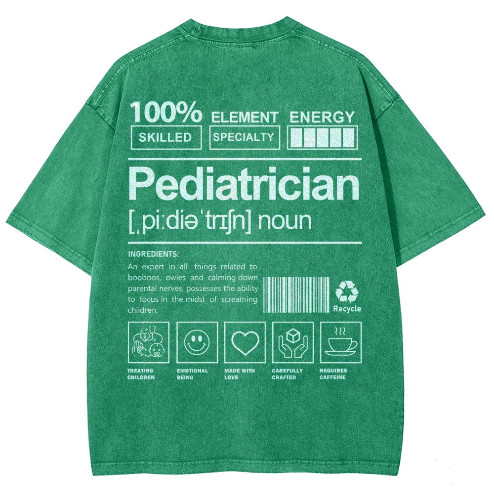 Pediatrician Unisex Fit Washed T-Shirt