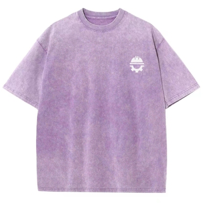 Civil Engineer Washed Vintage Short Sleeves T-Shirt-moweekender