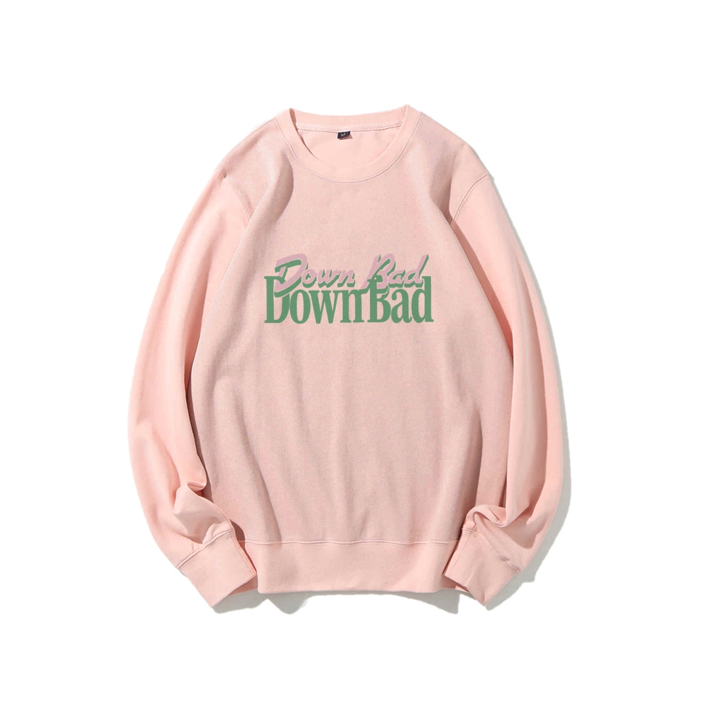 Down Bad Crying At The Gym Casual Crewneck Sweatshirt-moweekender
