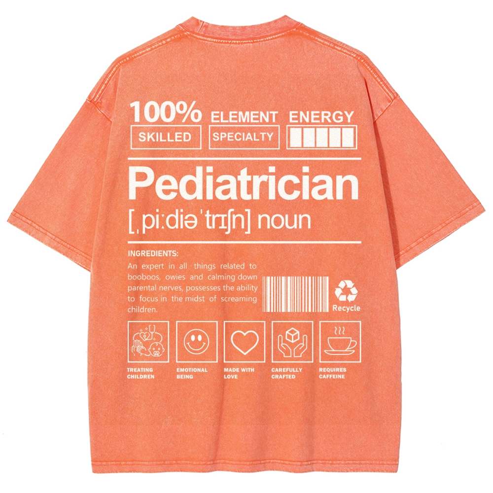 Pediatrician Unisex Fit Washed T-Shirt