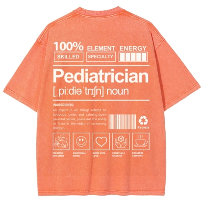 Pediatrician Unisex Fit Washed T-Shirt