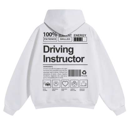 Driving Instructor Unisex Casual Anime Print Hoodie-moweekender