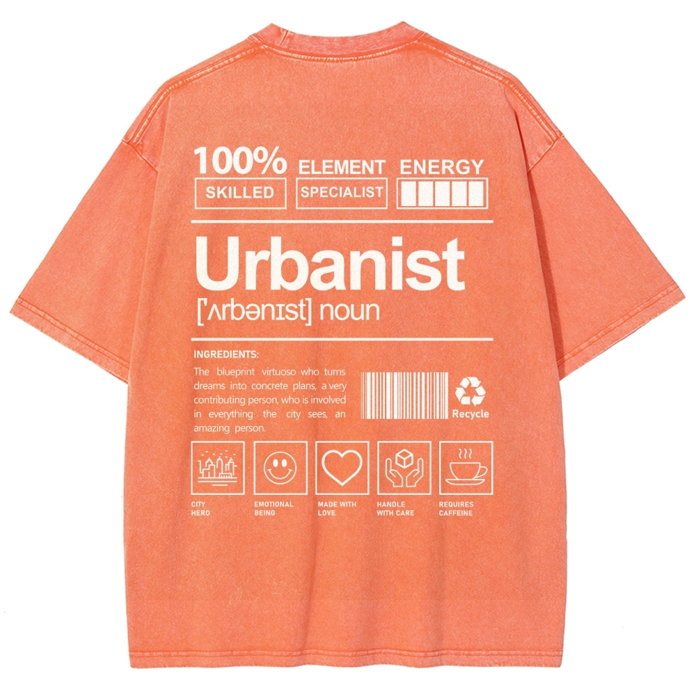 Urbanist Unisex Fit Washed T-Shirt-moweekender