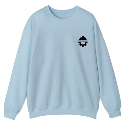 Civil Engineer Pattern Crew Neck Sweatshirt-moweekender