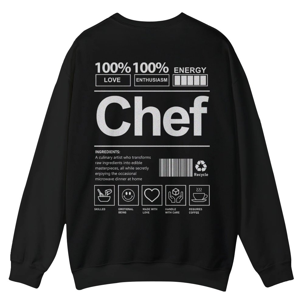 Chef Casual Crewneck Sweatshirt-moweekender