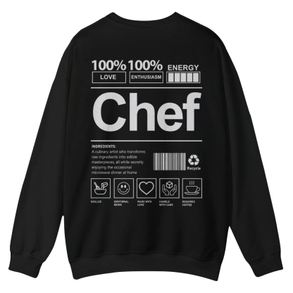 Chef Casual Crewneck Sweatshirt-moweekender