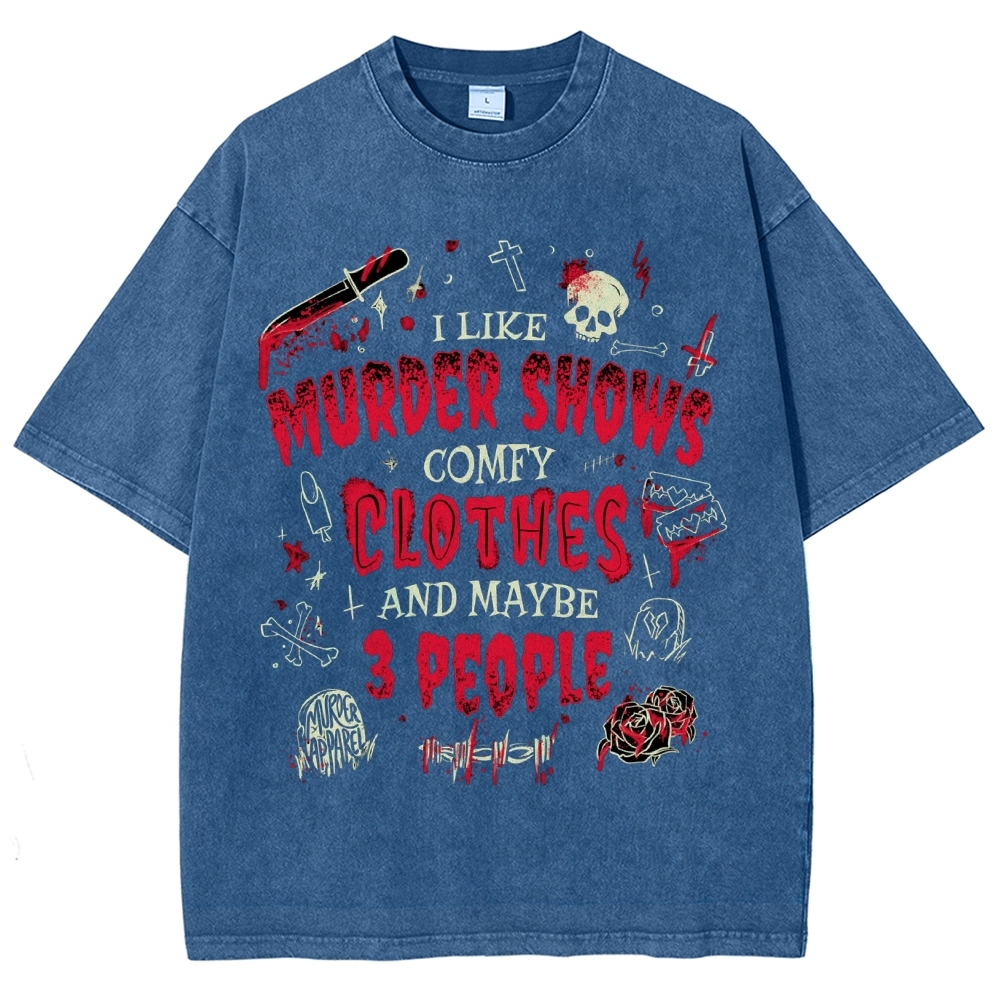Story Of My Life Vintage Snowflake Washed T-Shirt-moweekender