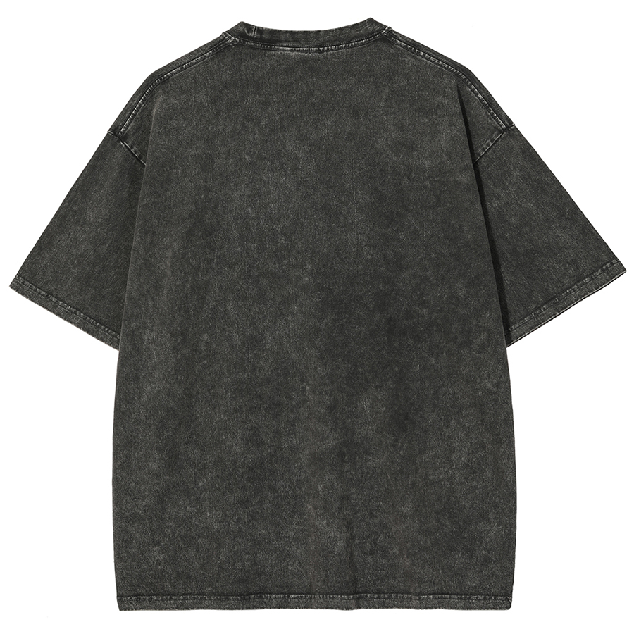 Rainbow Fit Washed Oversized T-Shirt-moweekender