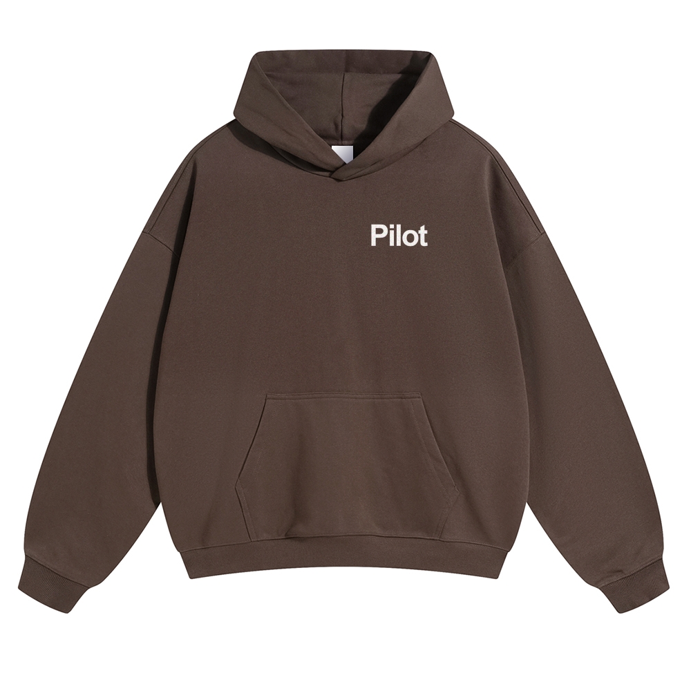 Pilot Solid Color Hoodie-moweekender