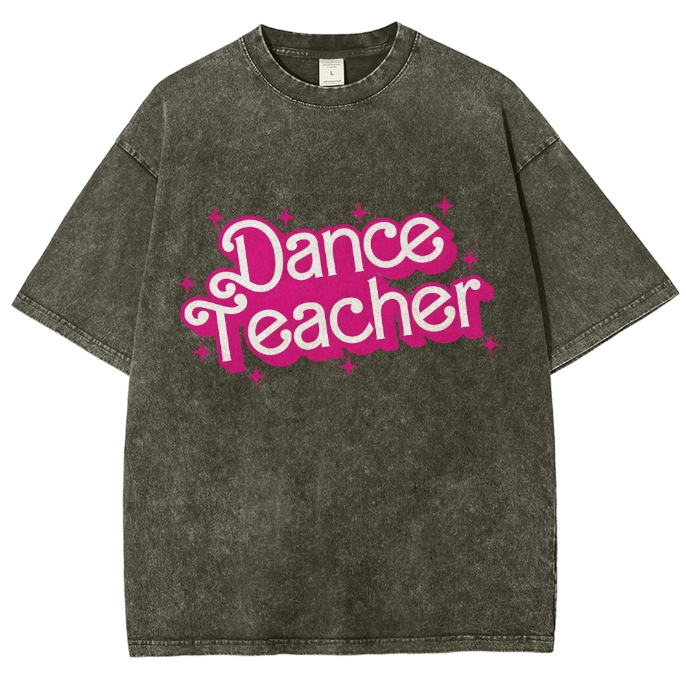 dance teacher Unisex Fit Washed T-Shirt-moweekender