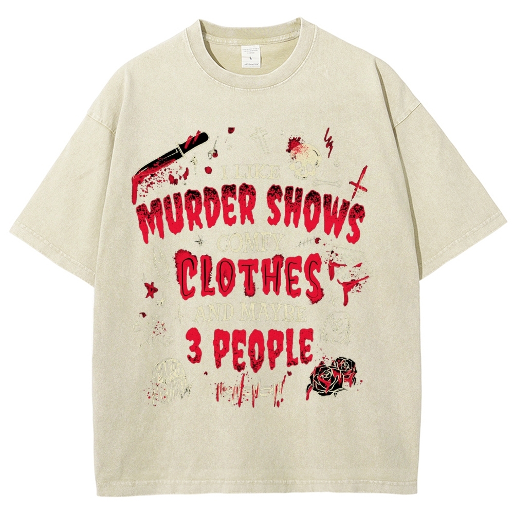 Story Of My Life Vintage Snowflake Washed T-Shirt-moweekender
