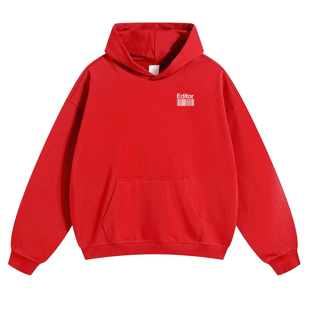 Editor Unisex Casual Anime Print Hoodie-moweekender