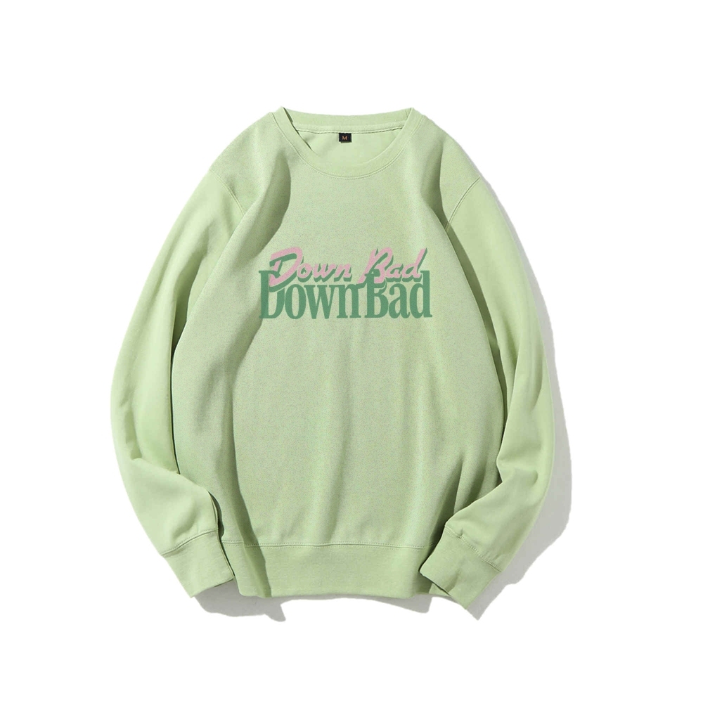 Down Bad Crying At The Gym Casual Crewneck Sweatshirt-moweekender