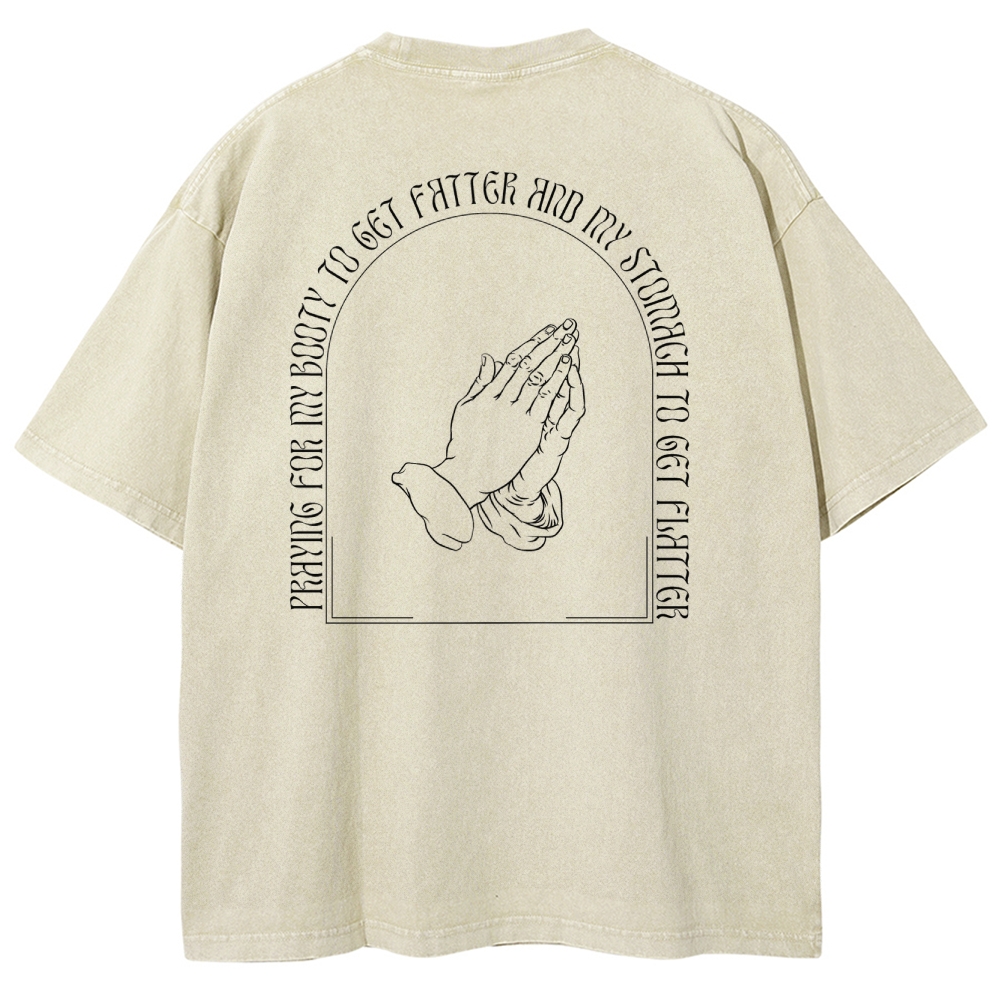 Vintage Snowflake Washed T-Shirt 2406003487-moweekender