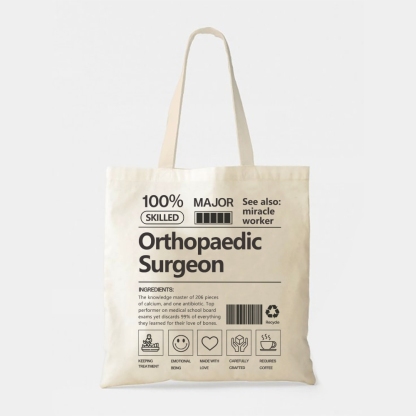 Orthopaedic Surgeon Tote Bag