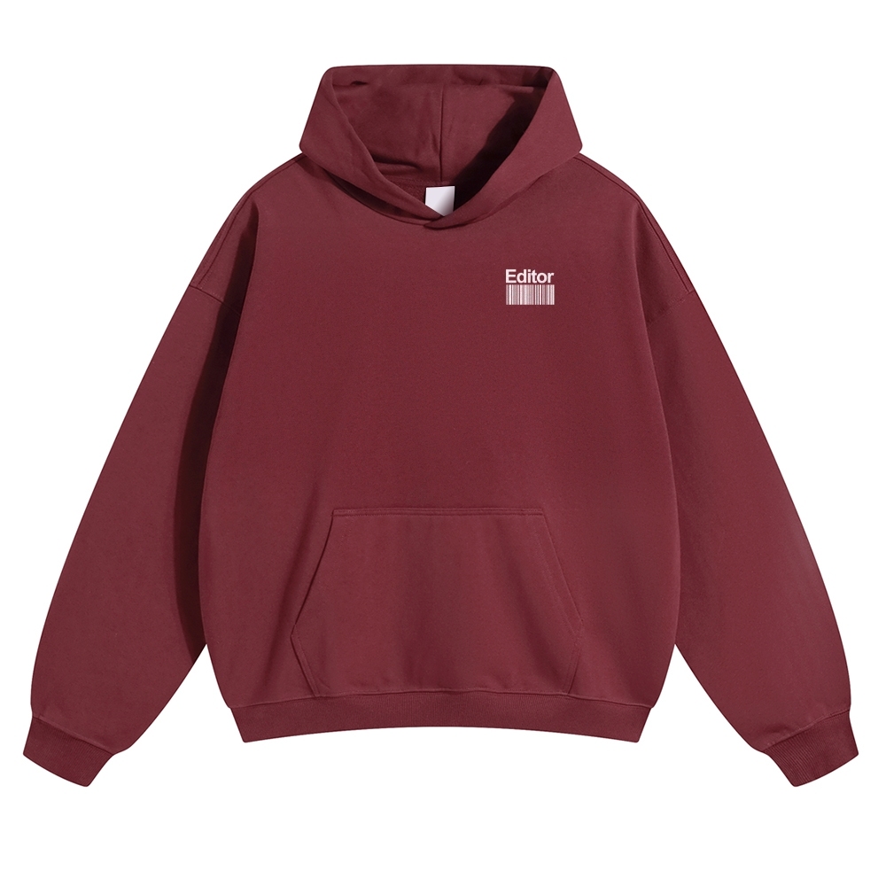 Editor Unisex Casual Anime Print Hoodie-moweekender