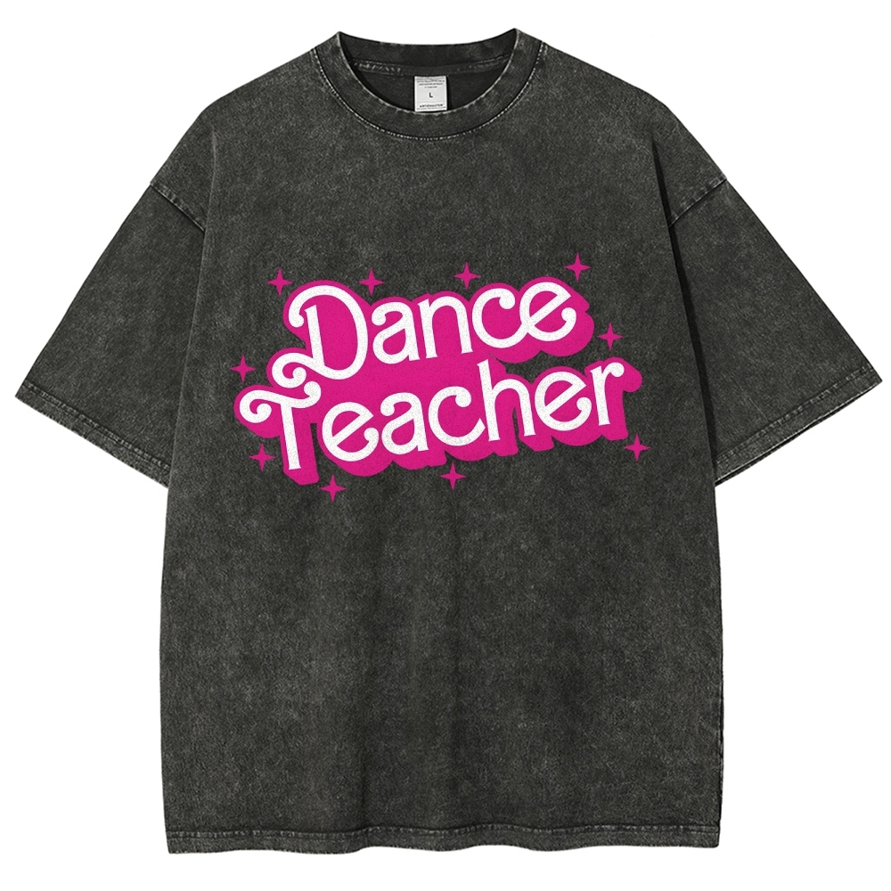 dance teacher Unisex Fit Washed T-Shirt-moweekender