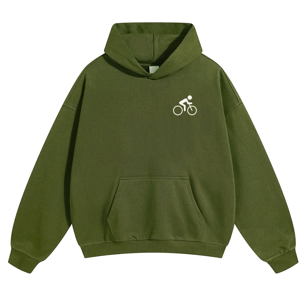 Cyclist Solid Color Hoodie