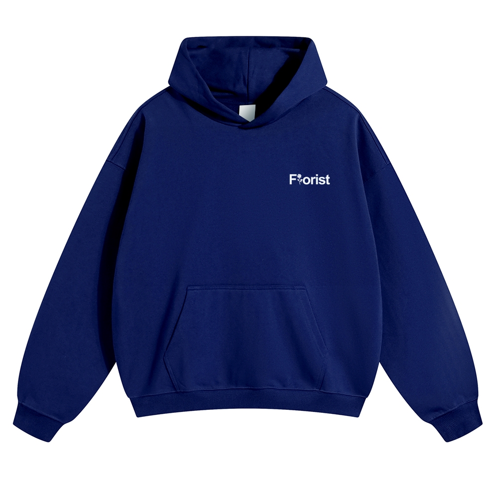 Florist Pattern Unisex Casual Anime Print Hoodie-moweekender