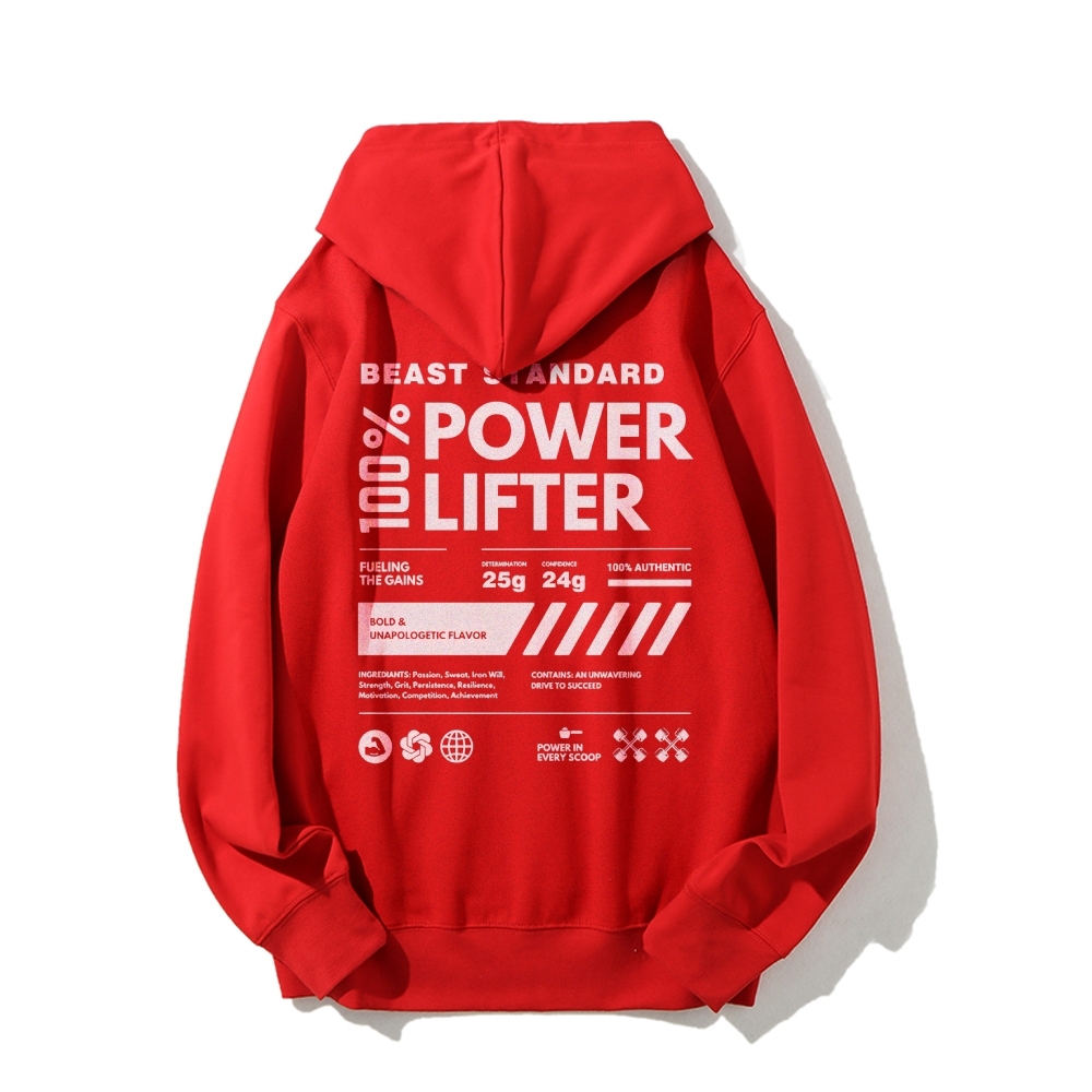 Power Lifter Casual Hoodie-moweekender
