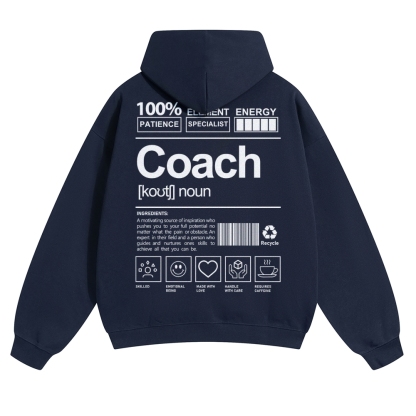 Coach Solid Color Hoodie-moweekender