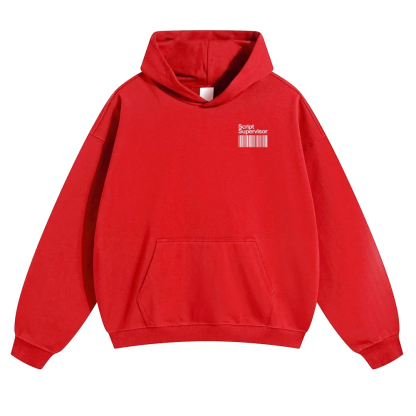 Script Supervisor Unisex Casual Anime Print Hoodie-moweekender