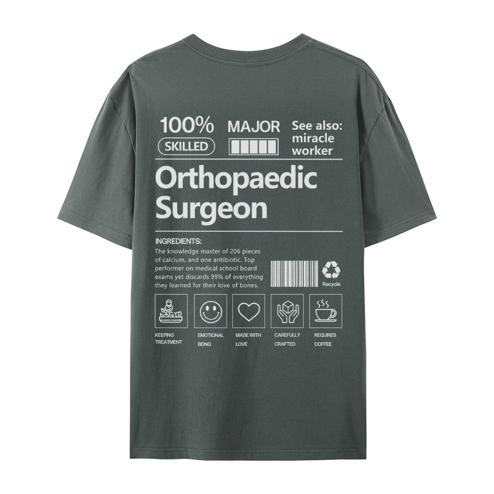Orthopaedic Surgeon Casual Short Sleeve T-Shirt-moweekender