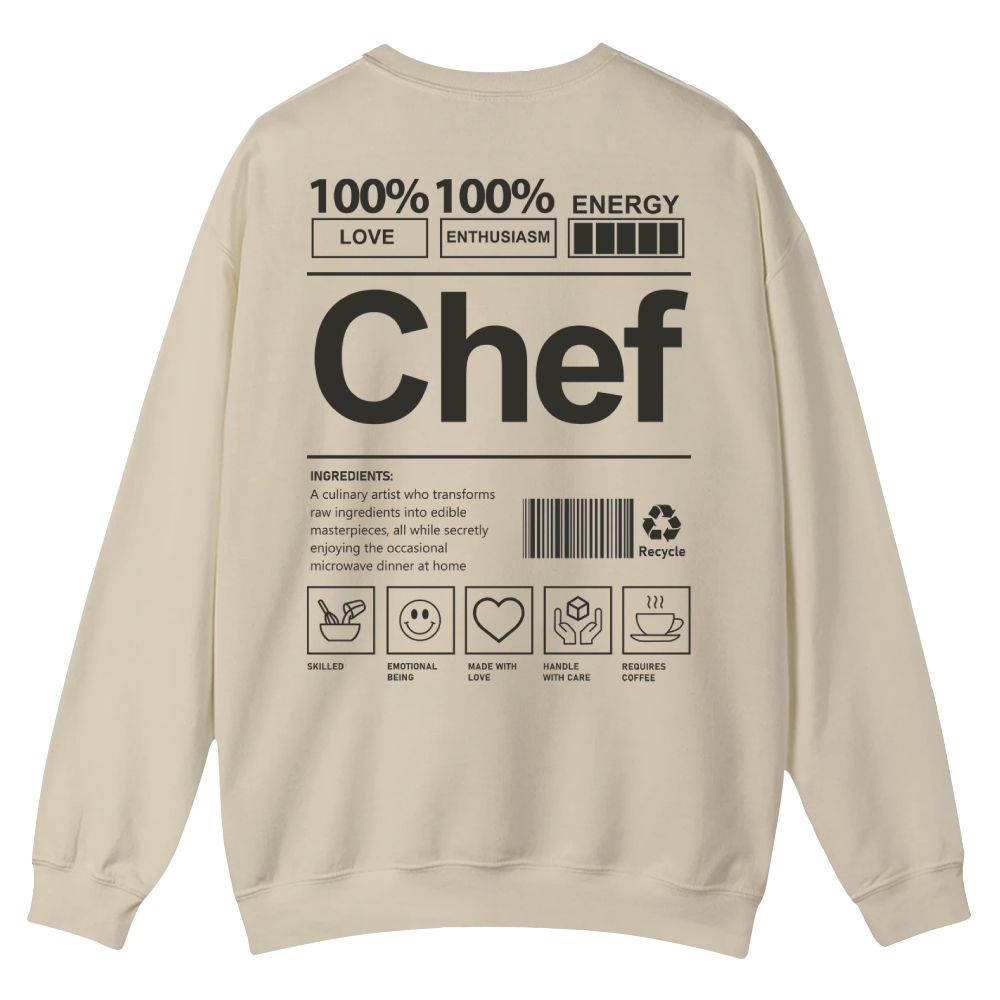 Chef Casual Crewneck Sweatshirt-moweekender