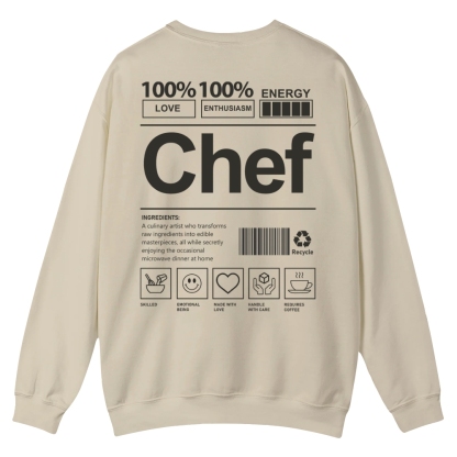 Chef Casual Crewneck Sweatshirt-moweekender
